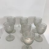 Transparent diamond tip walking glasses