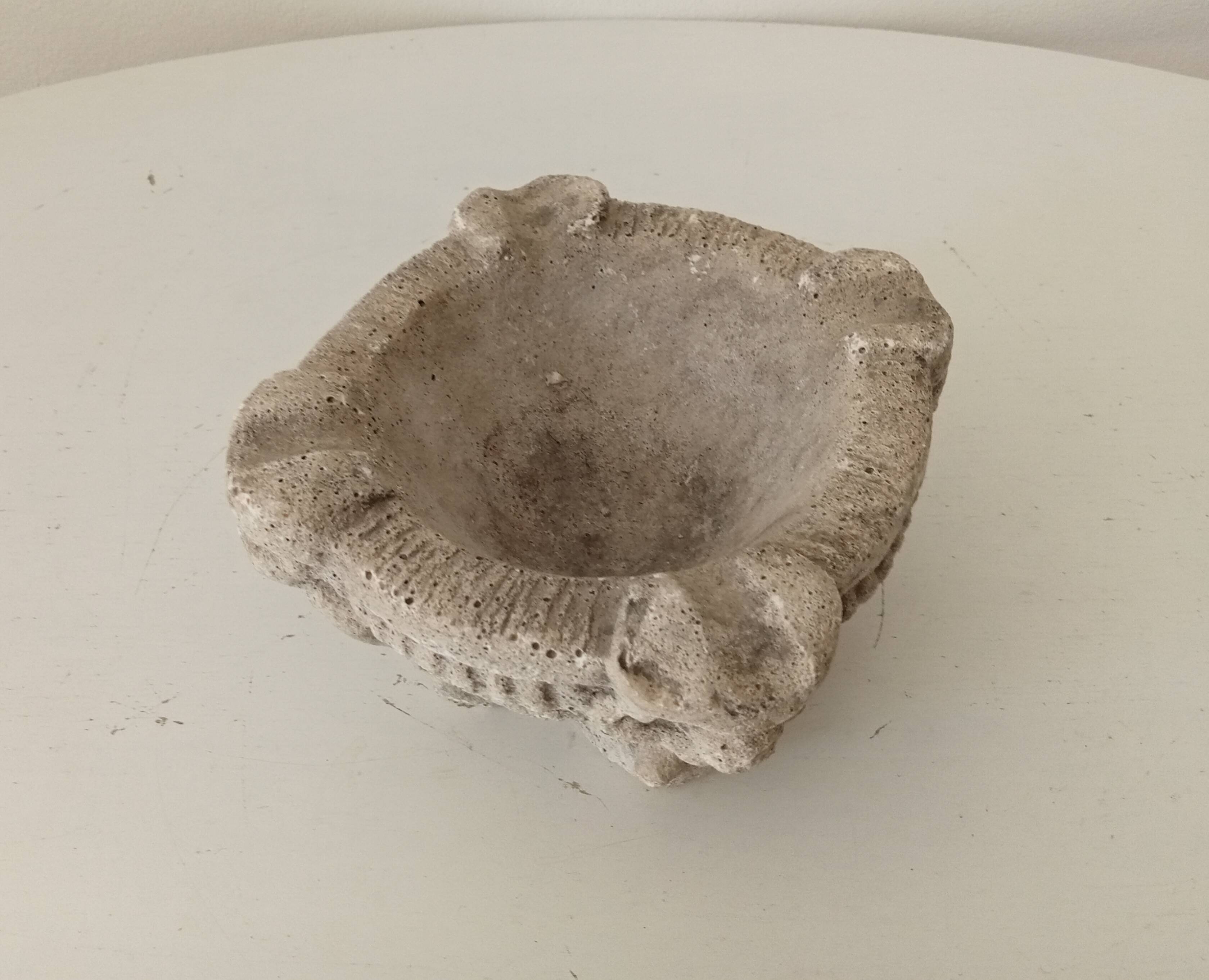 Vintage stone gargoyle ashtray