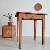 Table de ferme ancienne et son tiroir - petit bureau