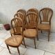 Série de 6 chaises louis philippe montgolfière