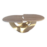 Travertine table