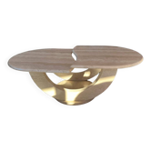 Travertine table