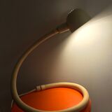 Hebi cream Snake lamp Isao Hosoe for Valenti 1970