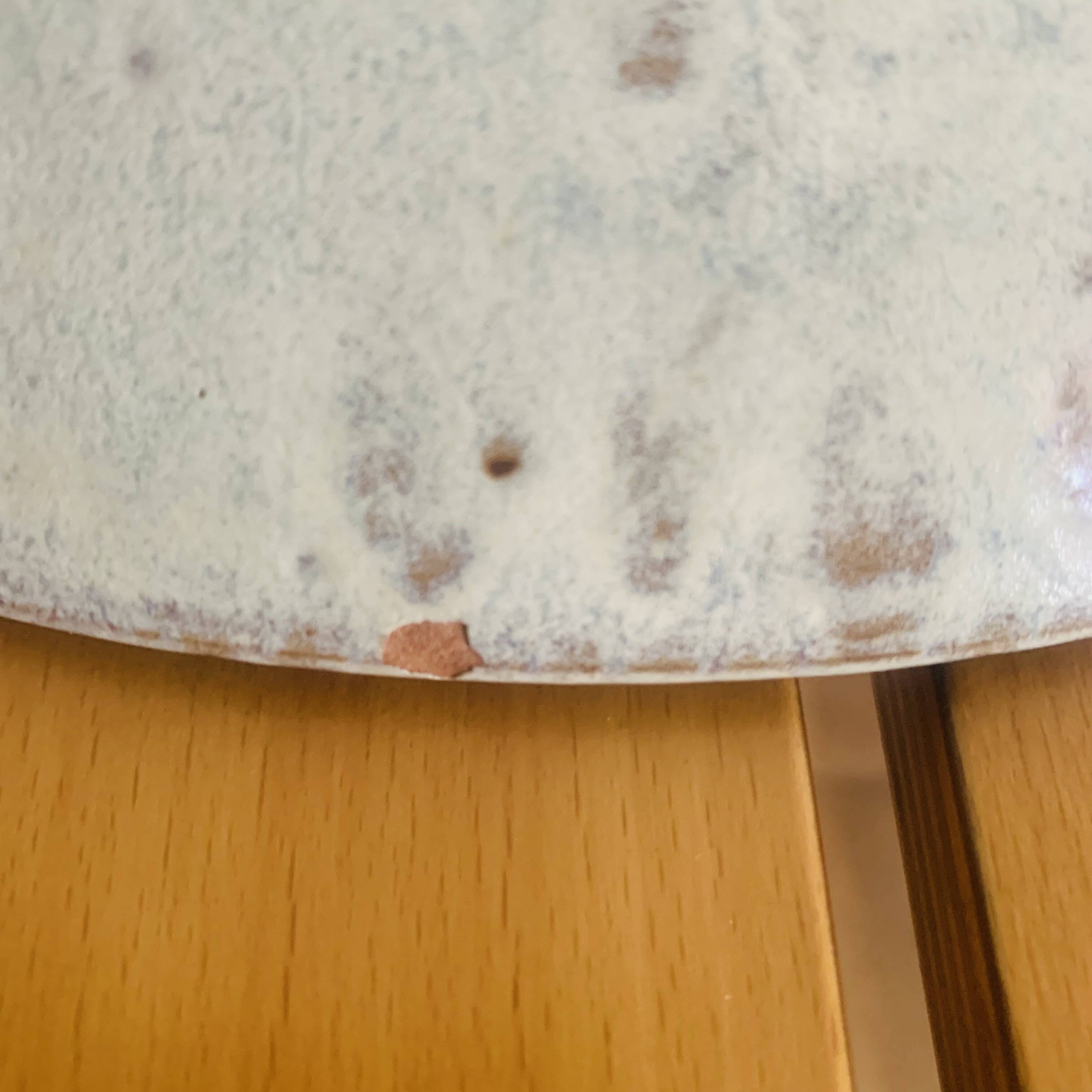 Large glazed ceramic dish by J.G. Picard, 1960s-70s.