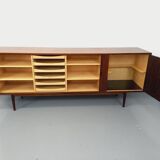 Vintage Scandinavian enfilade by Danish designer Arne Vodder in rosewood.