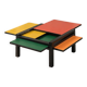 Table basse Bernard Vuarnesson modèle Hexa 1980