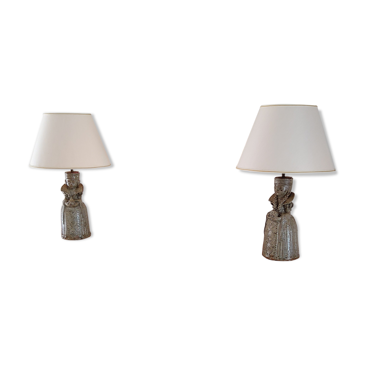 Unique pottery lamps
