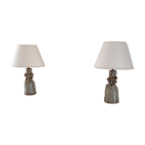 Unique pottery lamps