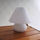 Lampe en verre en forme de champignon Modèle 6249 par Glasshütte Limburg
