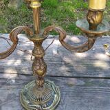 Pair of electrified candlesticks