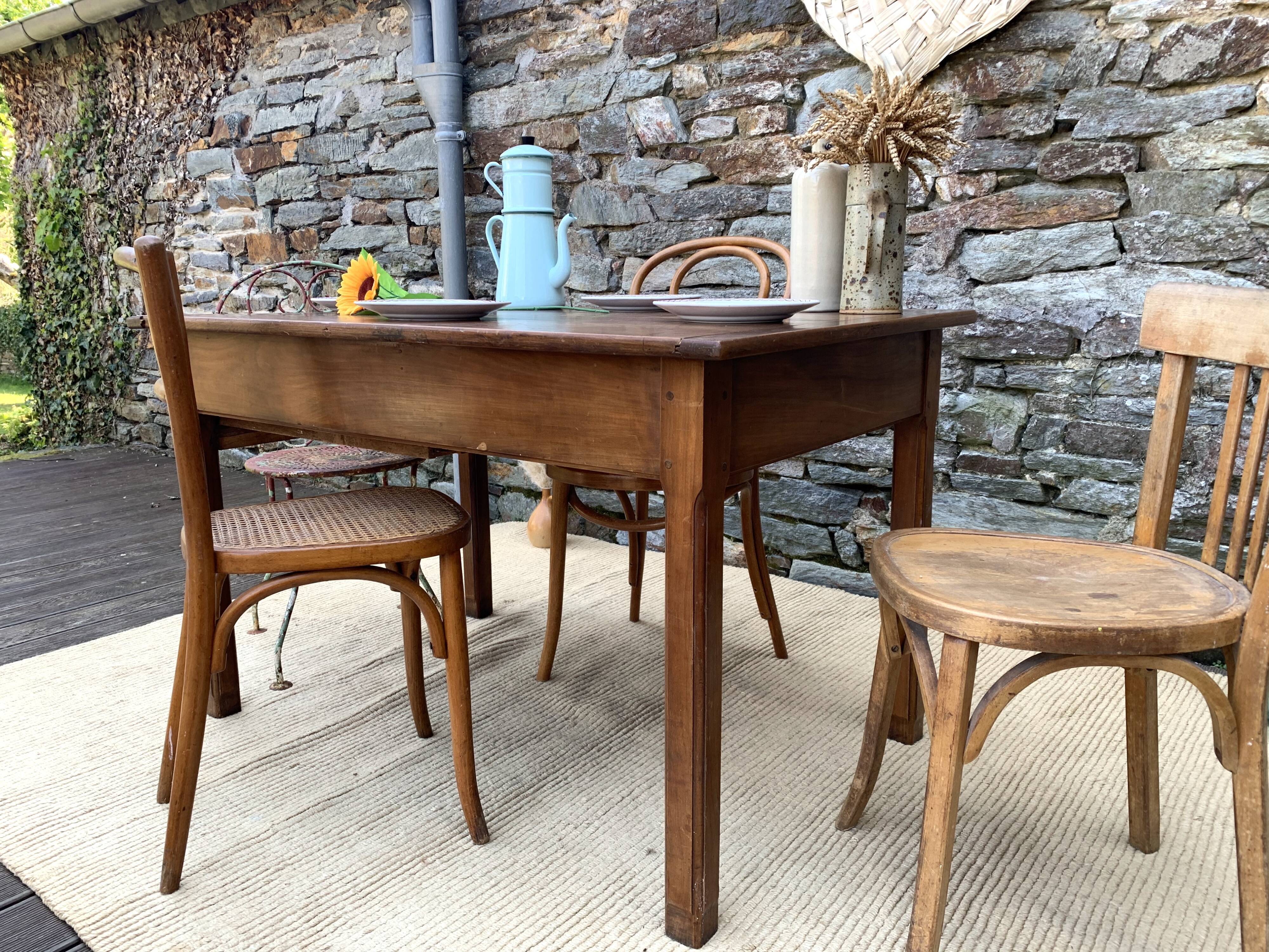 Oak farm table