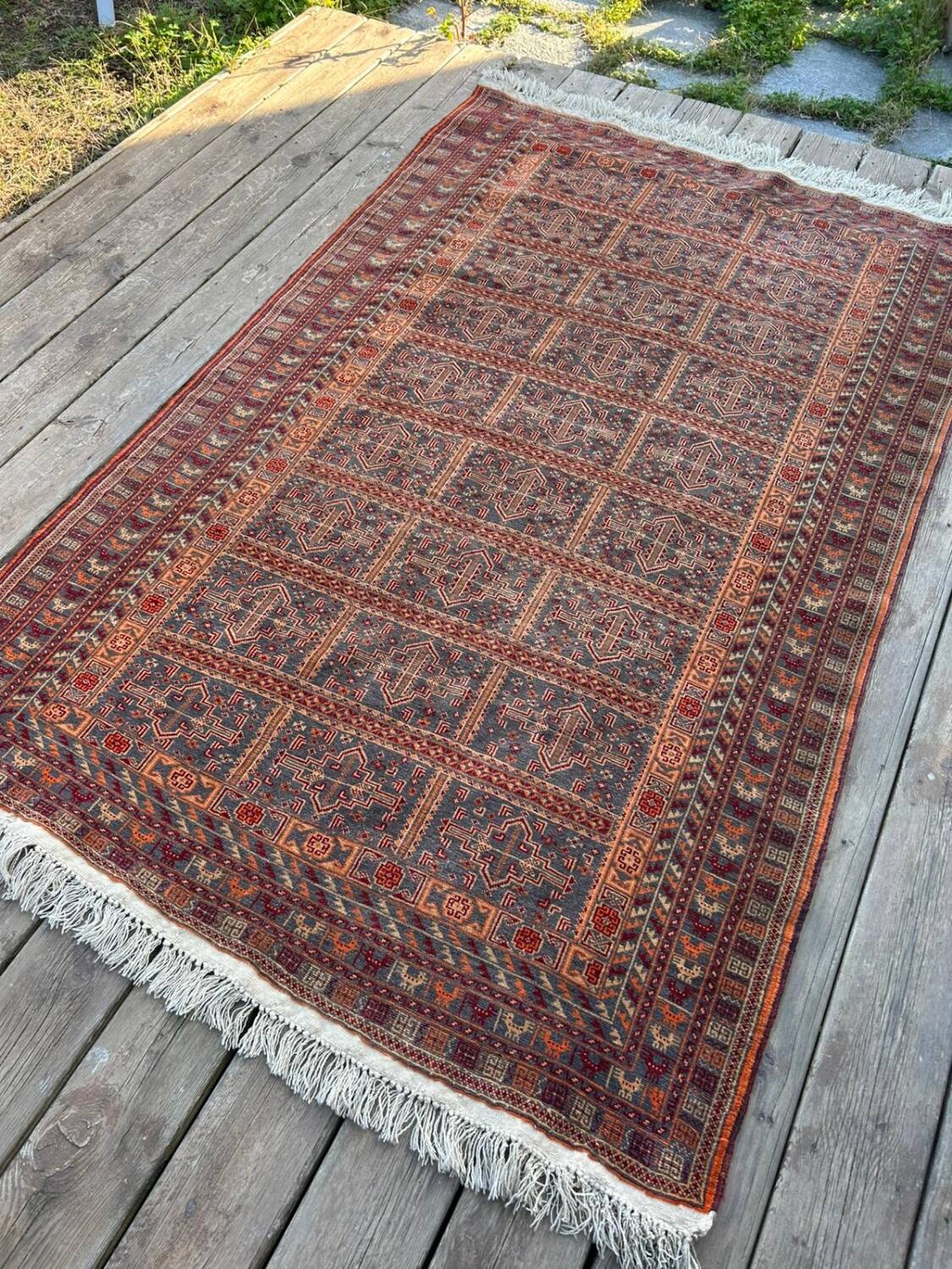 Handmade Turkmen rug