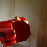 Industrial red metal projector