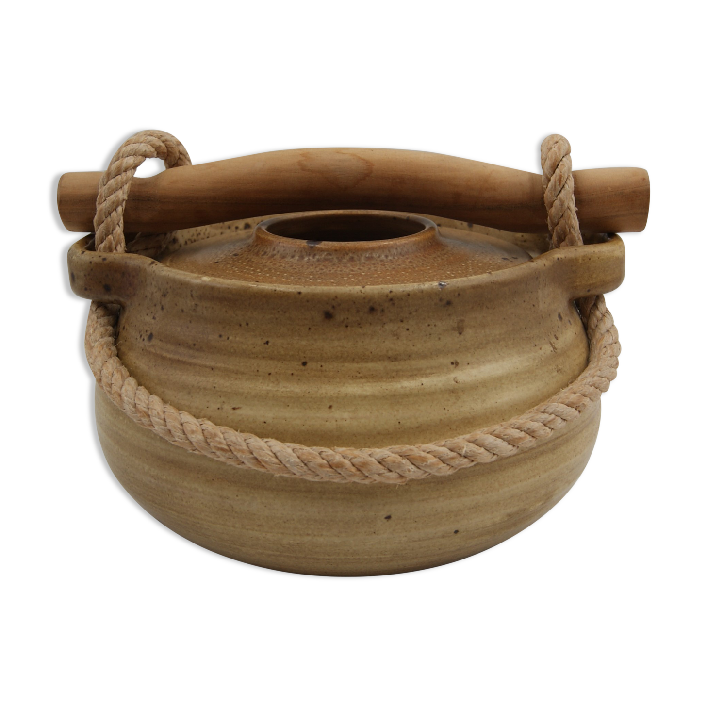 Toupine céramique, corde et bois