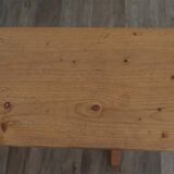 Vintage wood bench from the 1970s