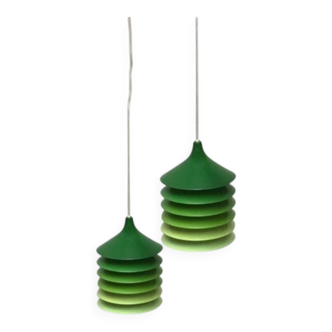 Vintage Duett pendant lights by Bent Gantzel Boysen for IKEA, set of 2