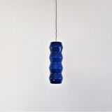 Blue colored Murano glass pendant lamp, Sweden 1960's