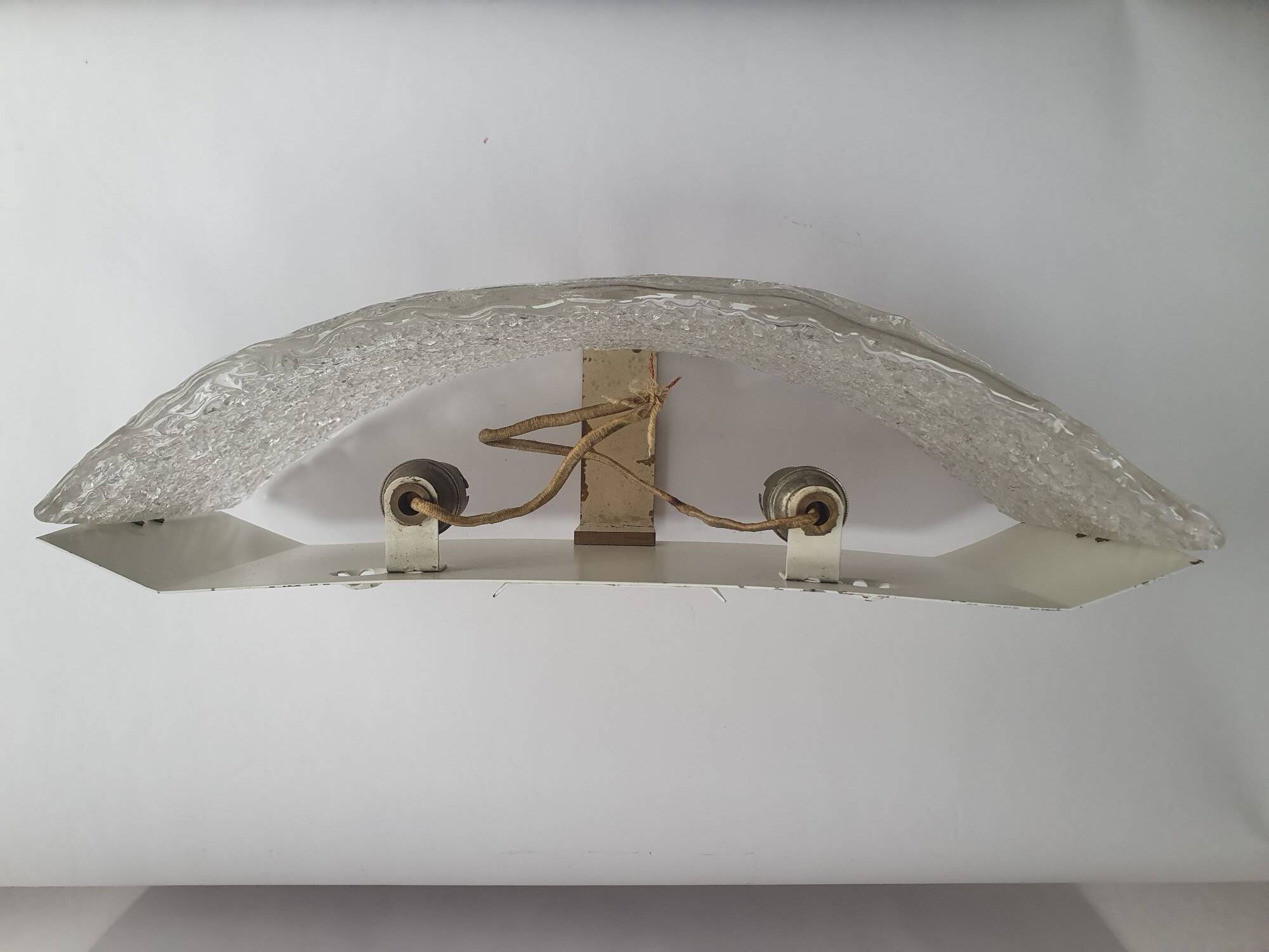 Murano glass wall lamp by Kaiser Leuchten, 1950s