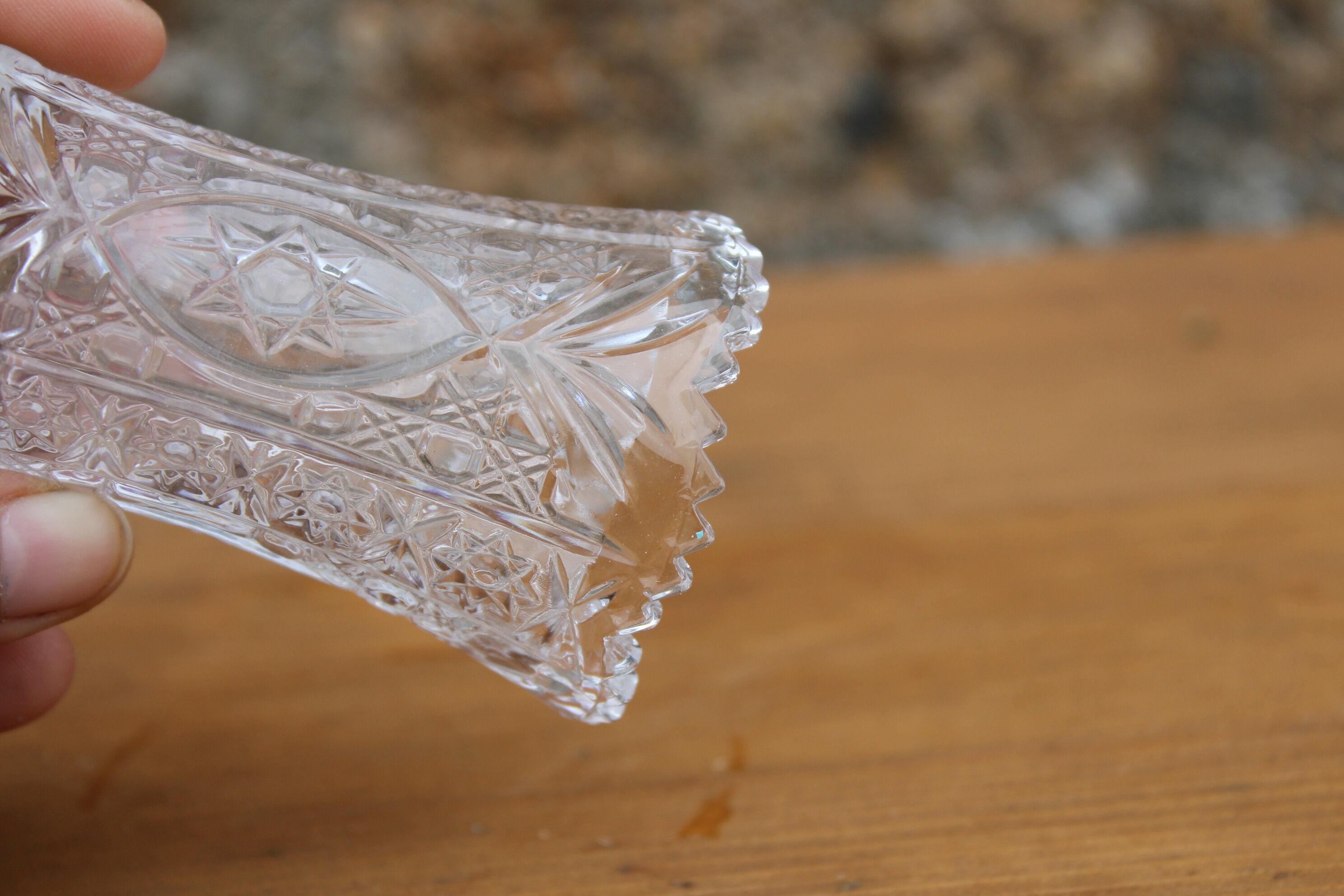 Crystal vase