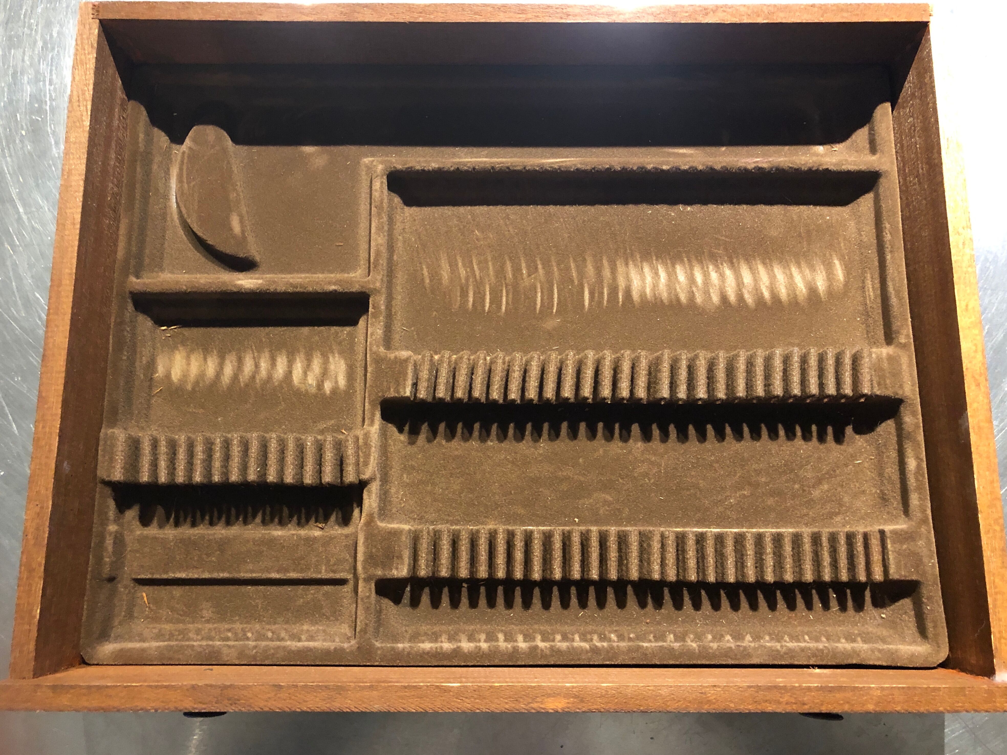 Storage box has vintage covers, 50s