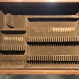 Storage box has vintage covers, 50s