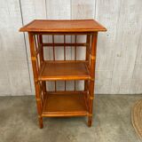 Rattan shelf
