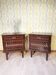 Pair of Vintage Wooden Nightstands: Mid-Century Modern Bedside Tables