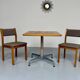 Belform small wooden and metal dining table from the 80s