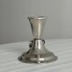 Vintage silver light metal candle holder