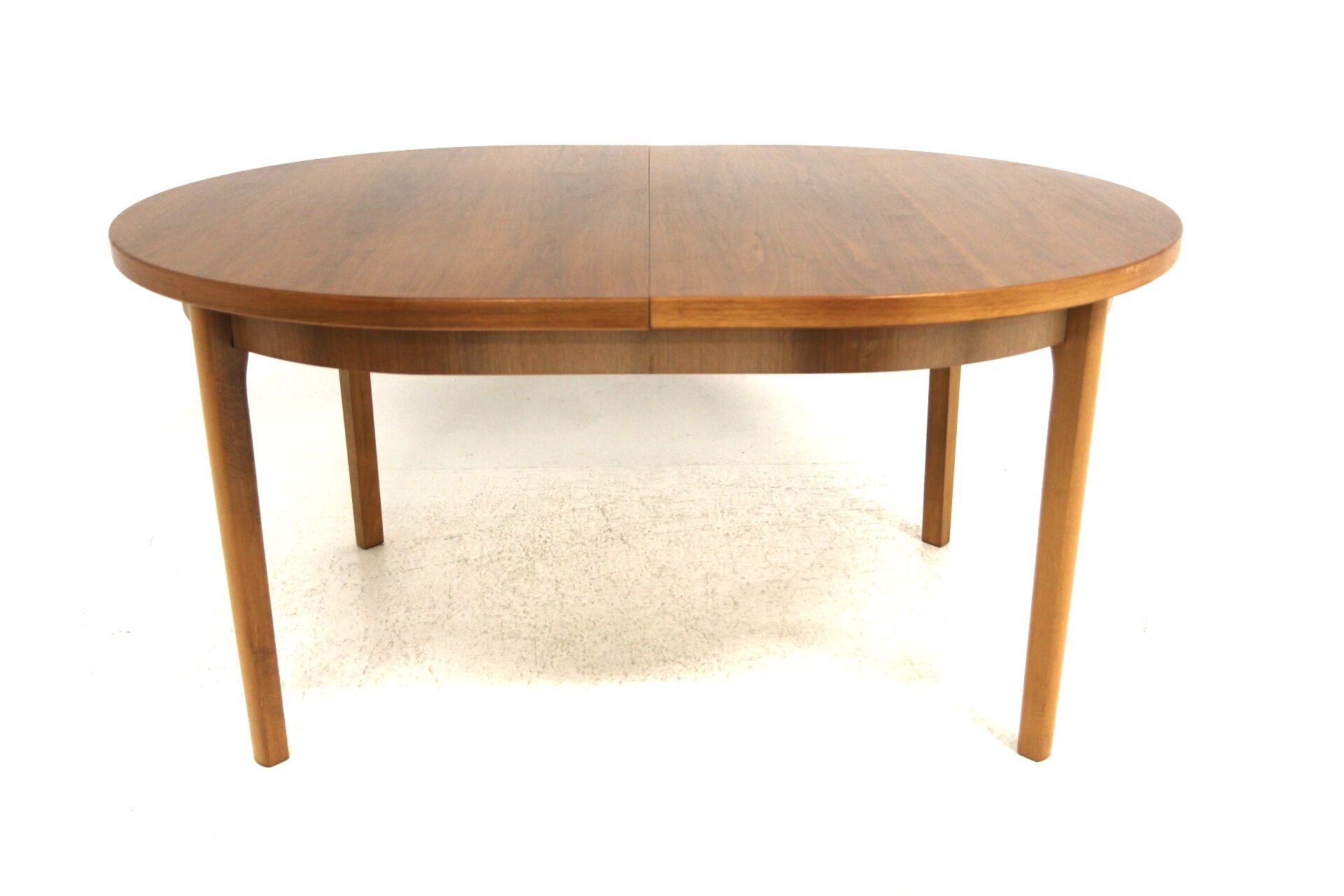 Scandinavian walnut dining table, sweden, 1960