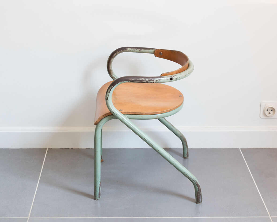 Vintage children's chair by Jacques Hitier