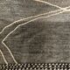 Moroccan Berber carpet Kilim Zanafi black and white 3,36X2.10m
