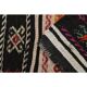 1970s vintage Turkish hand-knotted wool cotton white runner rug 84x259