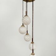 Vintage cascade '70's regency' golden pendant