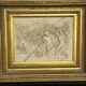 Marble high relief by François Duquesnoy "Putti, garlands and flowers" Paris, 1892