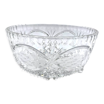 Crystal decorative bowl, Poland, 1950s