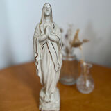 Ancient statuette Virgin Mary Our Lady of Lourdes
