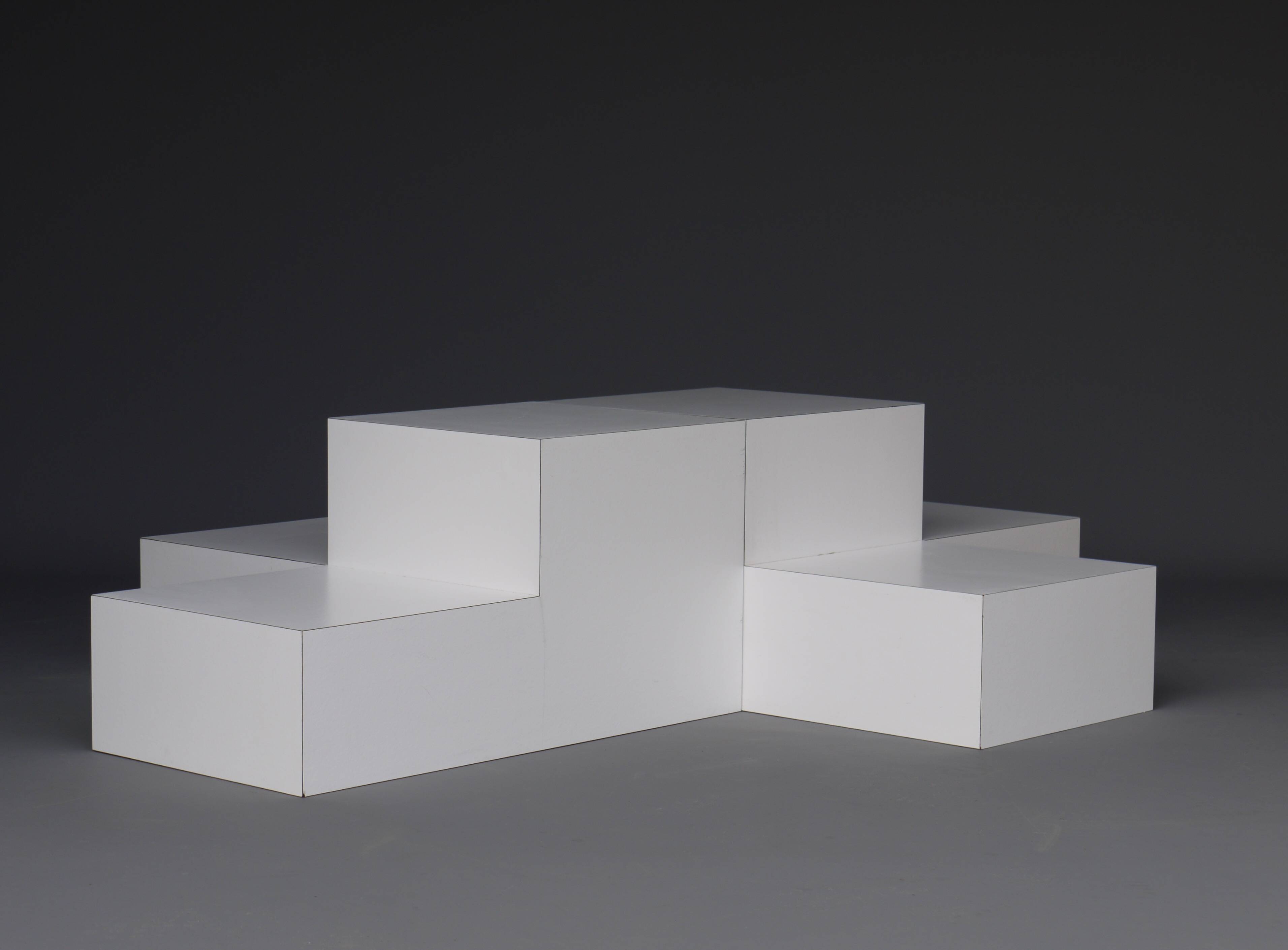 Table basse sculpturale minimaliste, années 1980