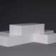 Table basse sculpturale minimaliste, années 1980