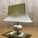 Travertine lamp
