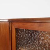 Walnut highboard, Danish design, 1960s, production: Denmark