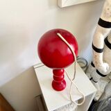 Bilboquet in red wood