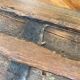 Antique French Wood Iron and Hide Handmade Wood Chest or Trunk