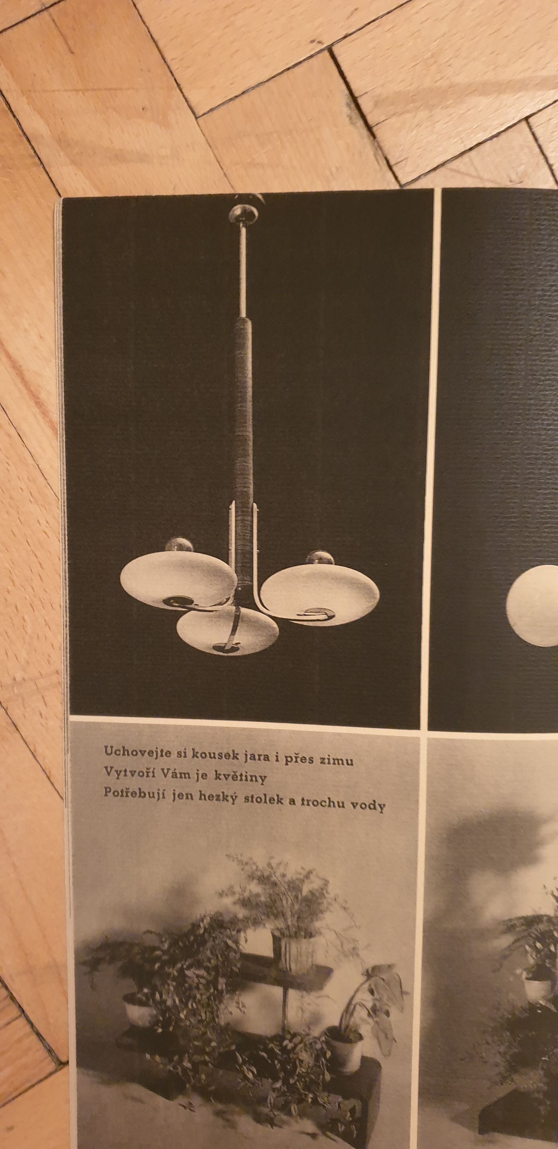 Art Deco or Bauhaus Chandelier by Jindrich Halabala for UP zavody, 1930s