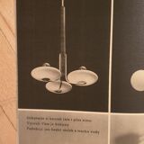 Art Deco or Bauhaus Chandelier by Jindrich Halabala for UP zavody, 1930s