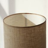 Floor lamp - Ceramic base with large lampshade - 1970s