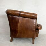 Clubchair sheep’s leather