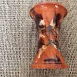 Glazed terracotta vase