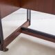 Small wooden desk with metal structure, Italy, 1960s.