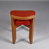 Chaise Boudoir "Rubercrin" de Guillerme et Chambron pour Votre Maison. années 1950